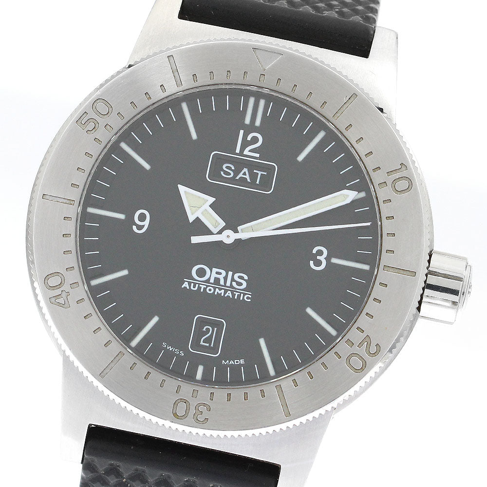 ORIS Divers regulator 7514 Date black Dial Automatic Men's Watch_897046