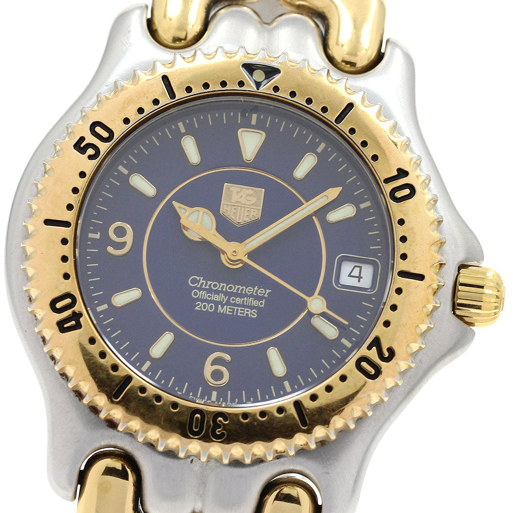 TAG HEUER S/el WG5121-P0 Date Navy Dial Automatic Men's Watch_897047