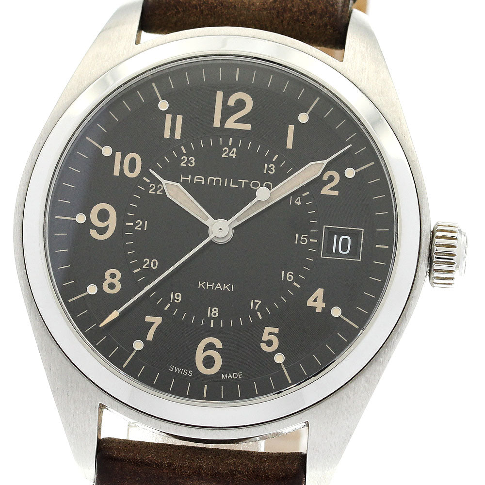 HAMILTON Khaki field H685510 Date black Dial Quartz Men's Watch_897052
