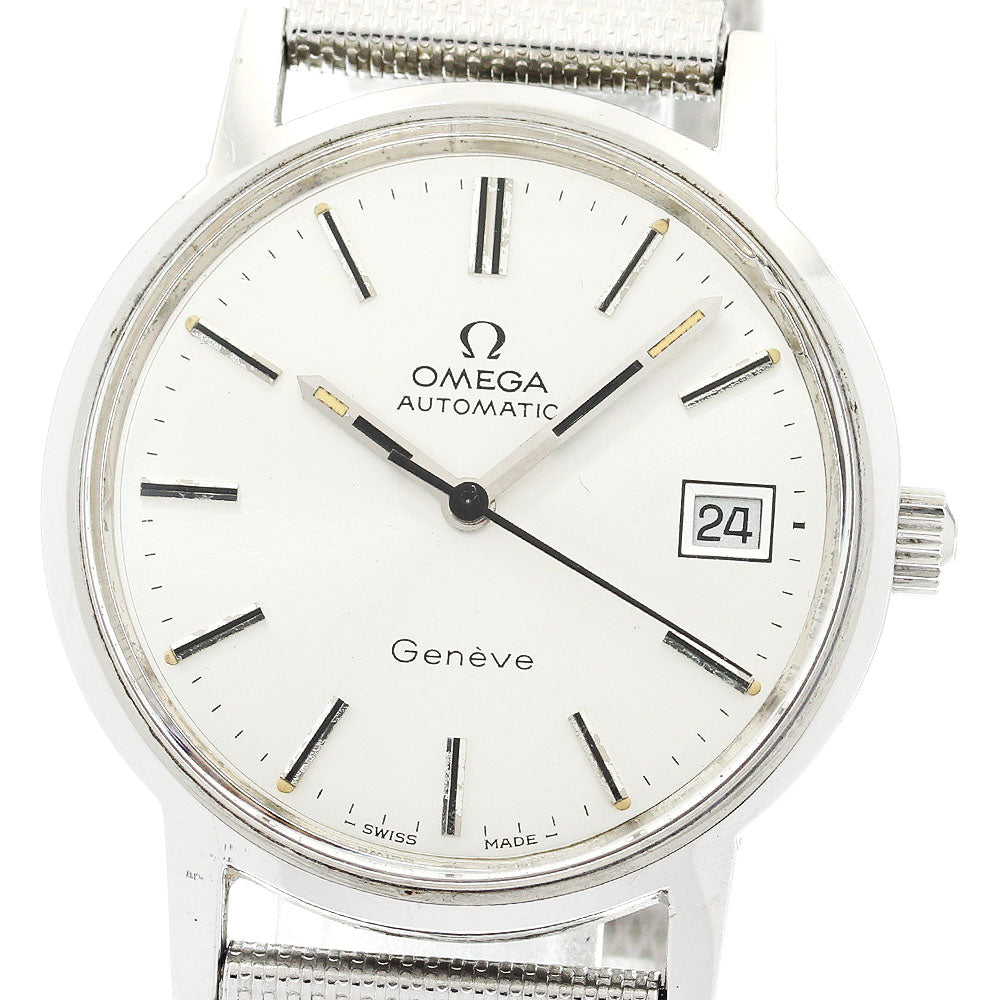 OMEGA Geneve 166.0163 Date Cal.1012 Silver Dial Automatic Men's Watch_897054
