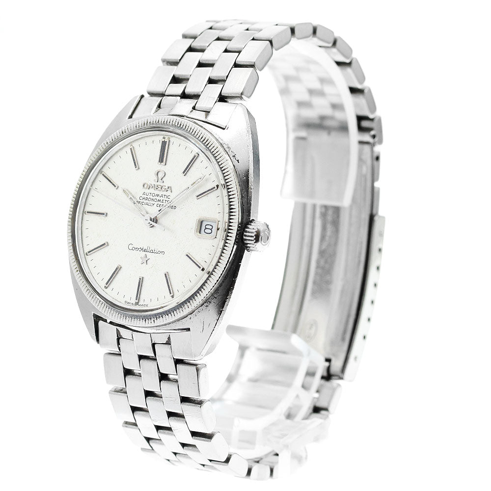 OMEGA Constellation 168.027 Date WG Bezel Silver Dial AT Men's Watch_897055