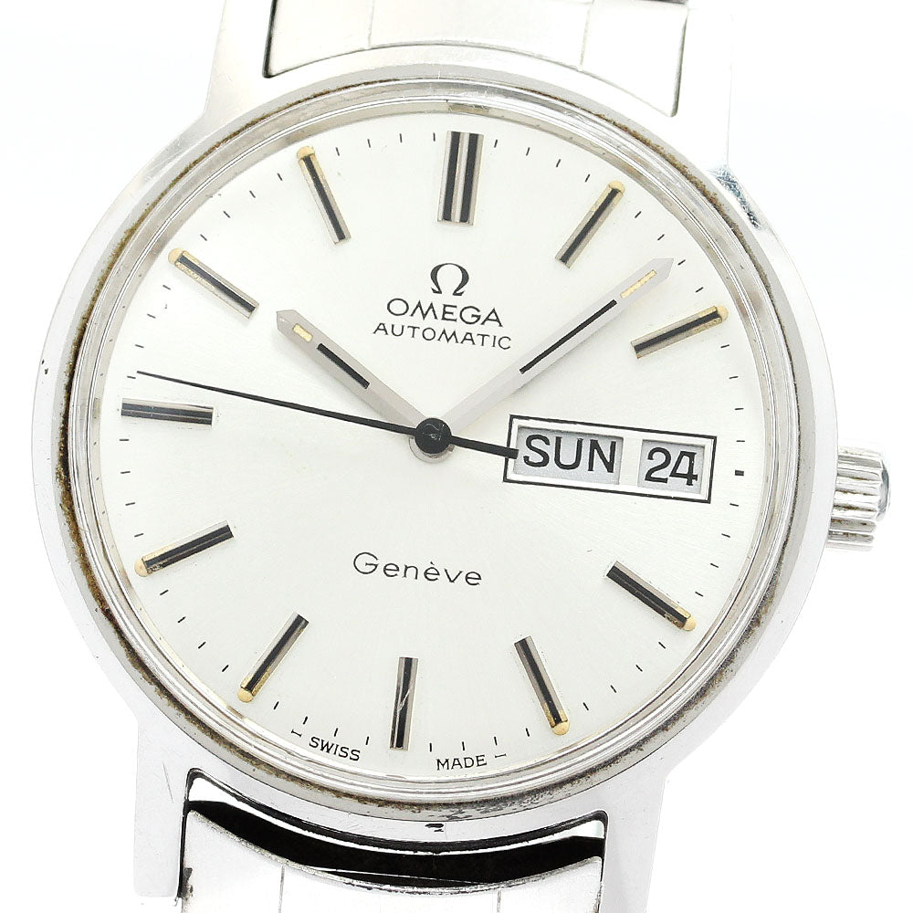OMEGA Geneve 166.0117 Vintage Cal.1022 Silver Dial Automatic Men's Watch_897057