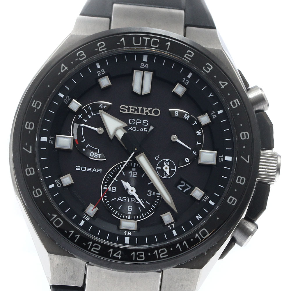 SEIKO Astron SBXB169/8X53-0BB0 GPS Solar Powered Radio Men's Watch_897076