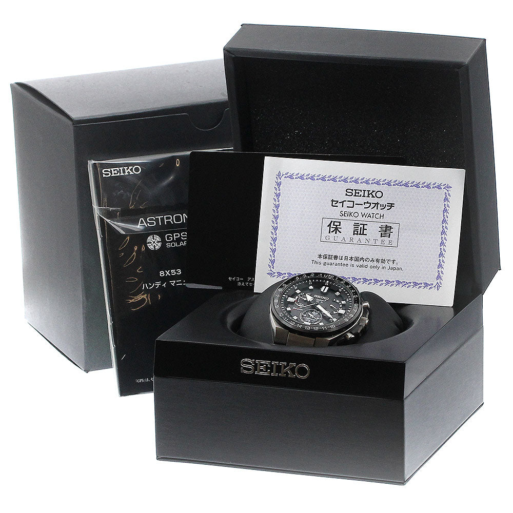 SEIKO Astron SBXB169/8X53-0BB0 GPS Solar Powered Radio Men's Watch_897076