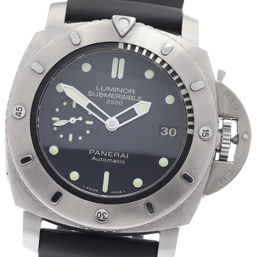 PANERAI Luminor Submersible 1950 2500m Titanio PAM00364 black Dial Automatic Men's Watch_897138