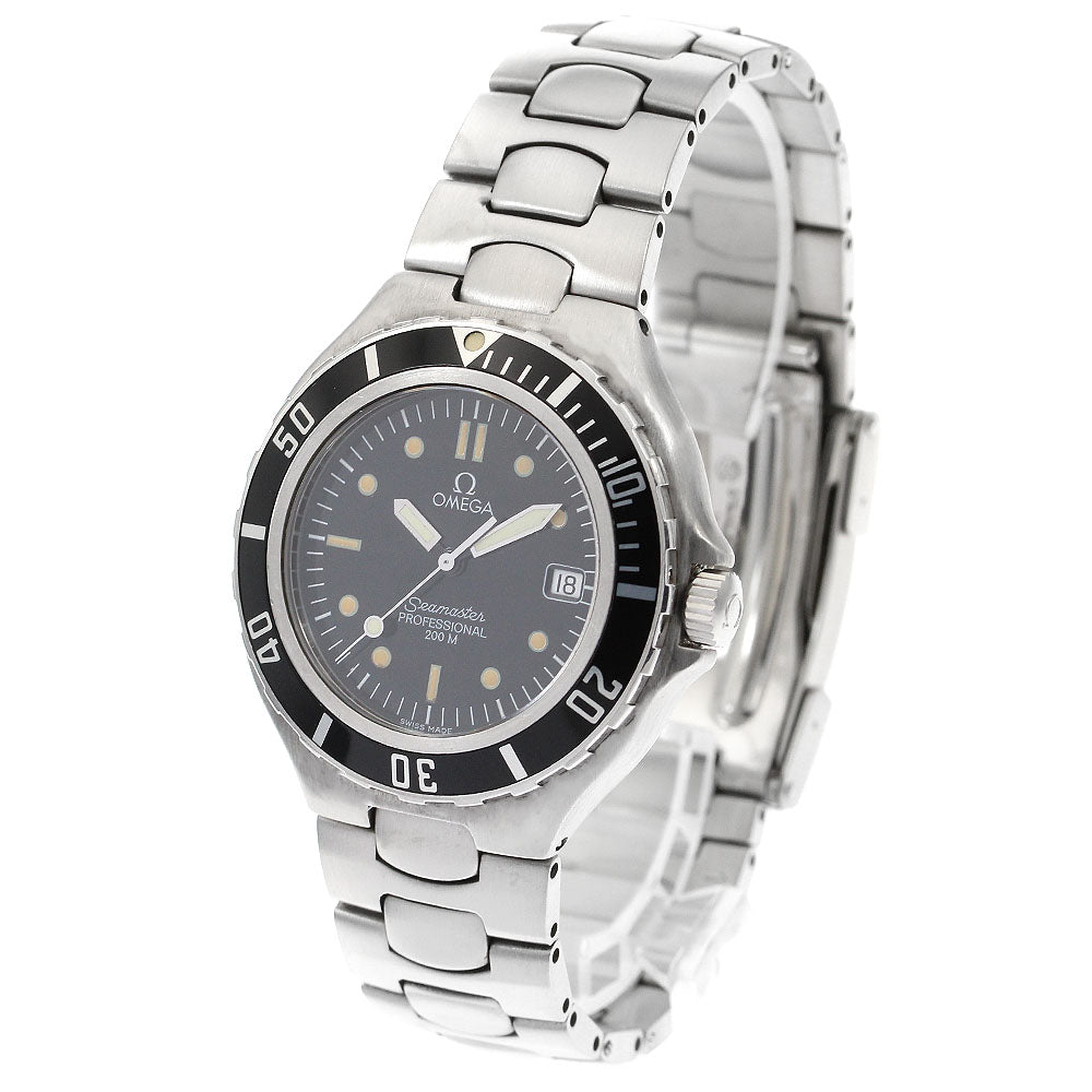 OMEGA Seamaster200 Date Black Dial Quartz Men's Watch_897145