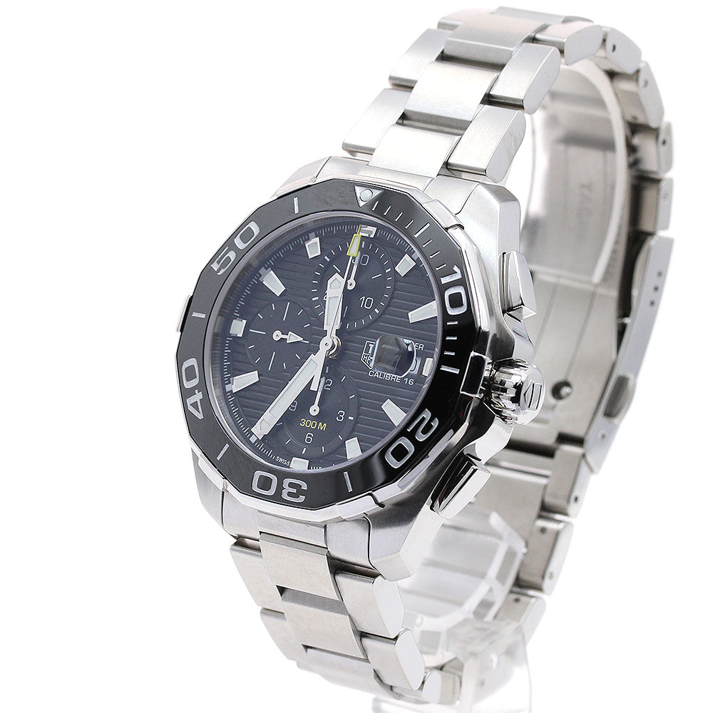 TAG HEUER Aquaracer caliber 16 CAY211A-0 Chronograph black Dial Automatic Men's Watch_897148