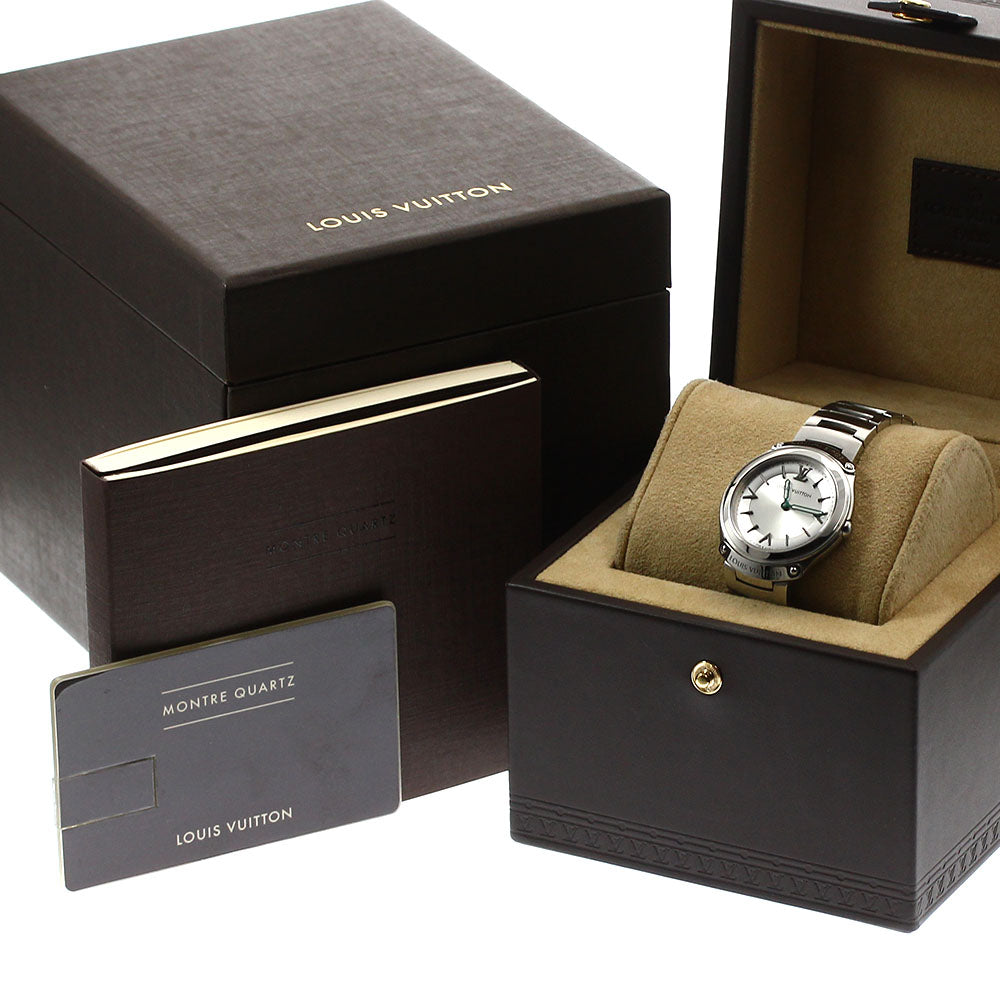 LOUIS VUITTON Fifty five Q6J00 Silver Dial Quartz Ladies Watch_897150