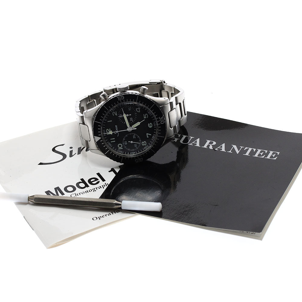 Sinn replica 155 Chronograph Limited to 200 black Dial Hand Winding Men's_897151
