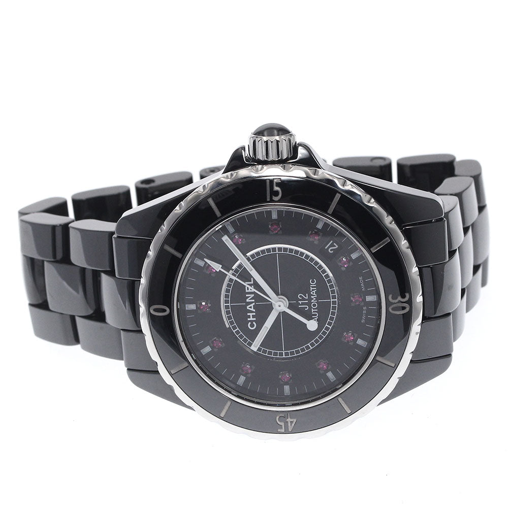 CHANEL J12 12P ruby H1635 Black ceramic black Dial Automatic Men's Watch_897154