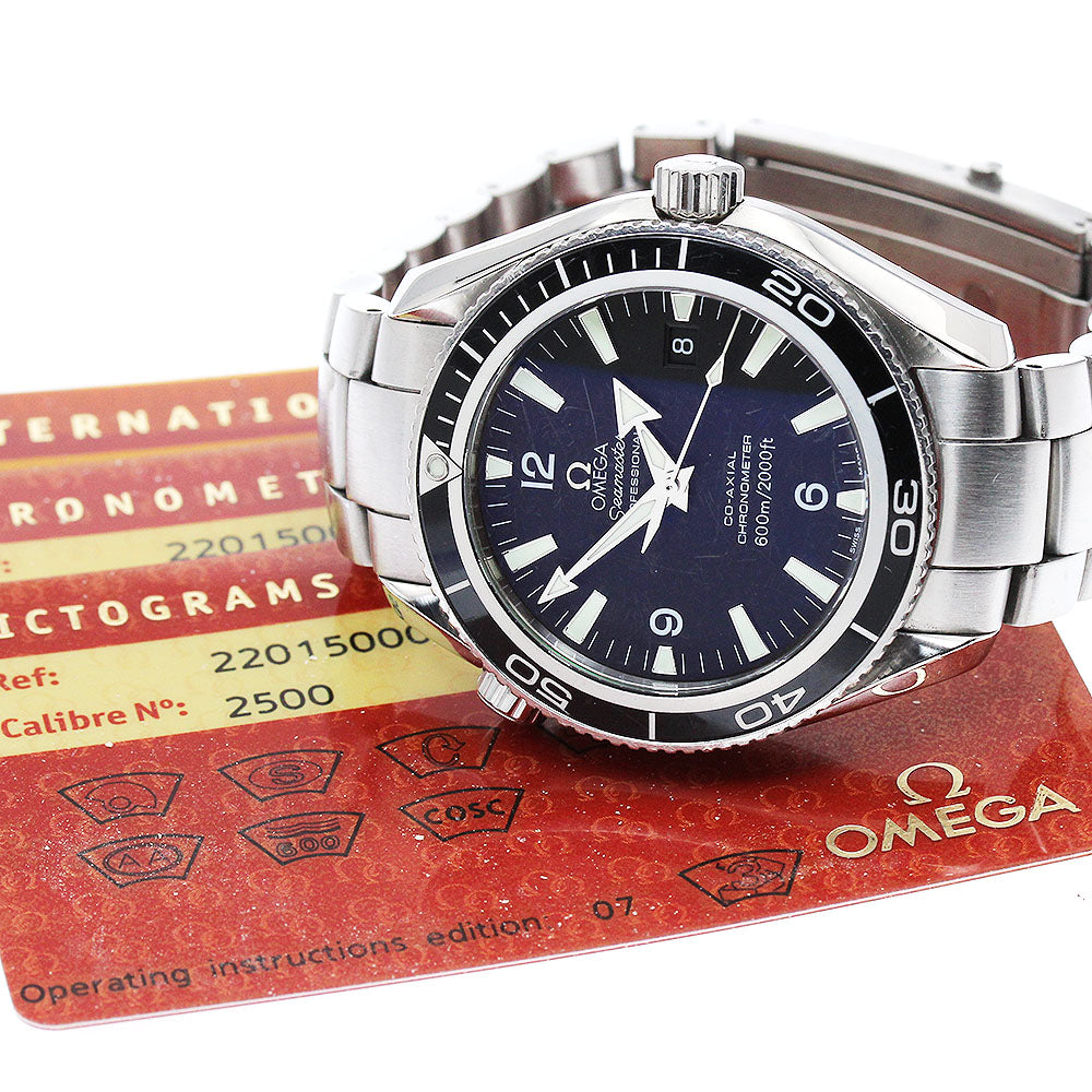 OMEGA Seamaster Planet Ocean 600M 2201.50 Date black Dial Automatic Men's_897164
