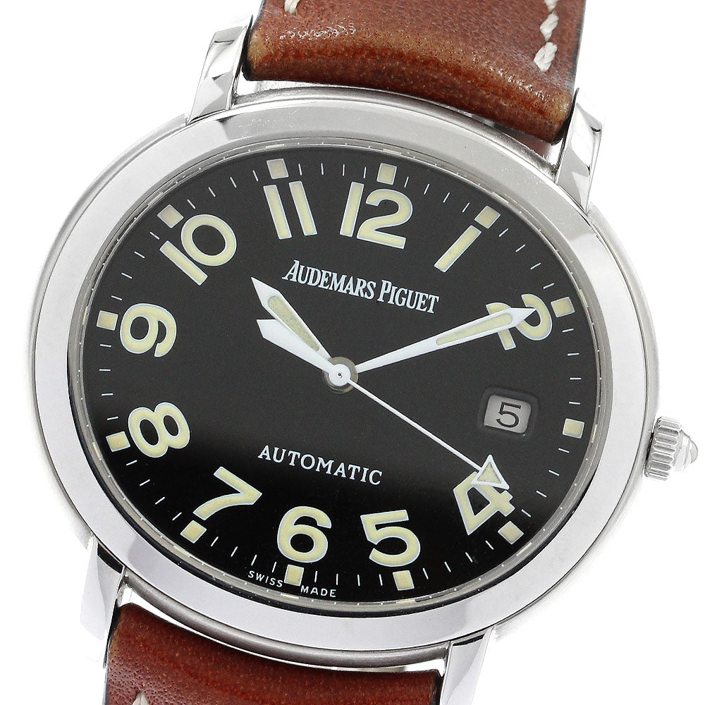 AUDEMARS PIGUET Millenary 15016ST Date black Dial Automatic Men's Watch_897175