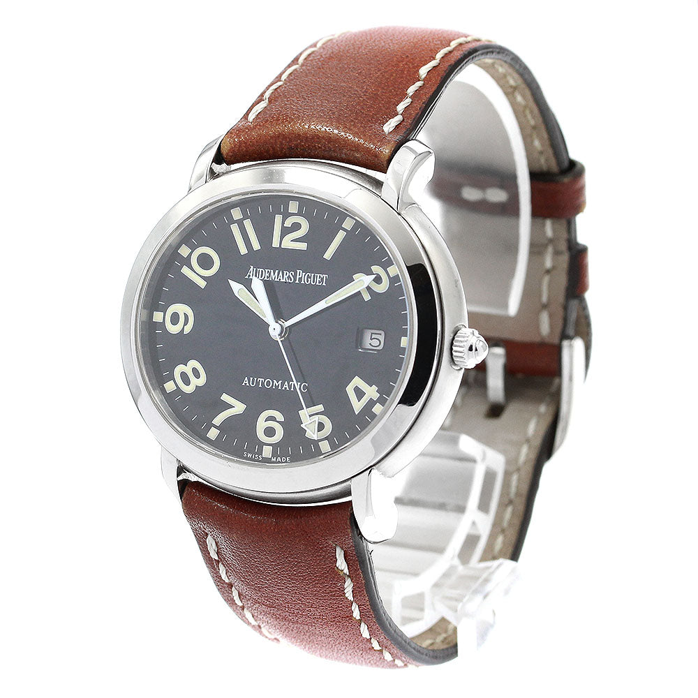 AUDEMARS PIGUET Millenary 15016ST Date black Dial Automatic Men's Watch_897175