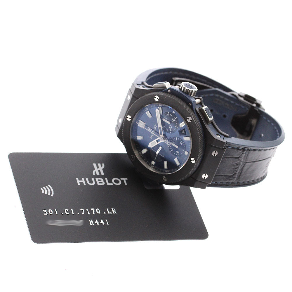 HUBLOT Big Bang Ceramic Blue 301.CI.7170.LR Chronograph Automatic Men's_897177