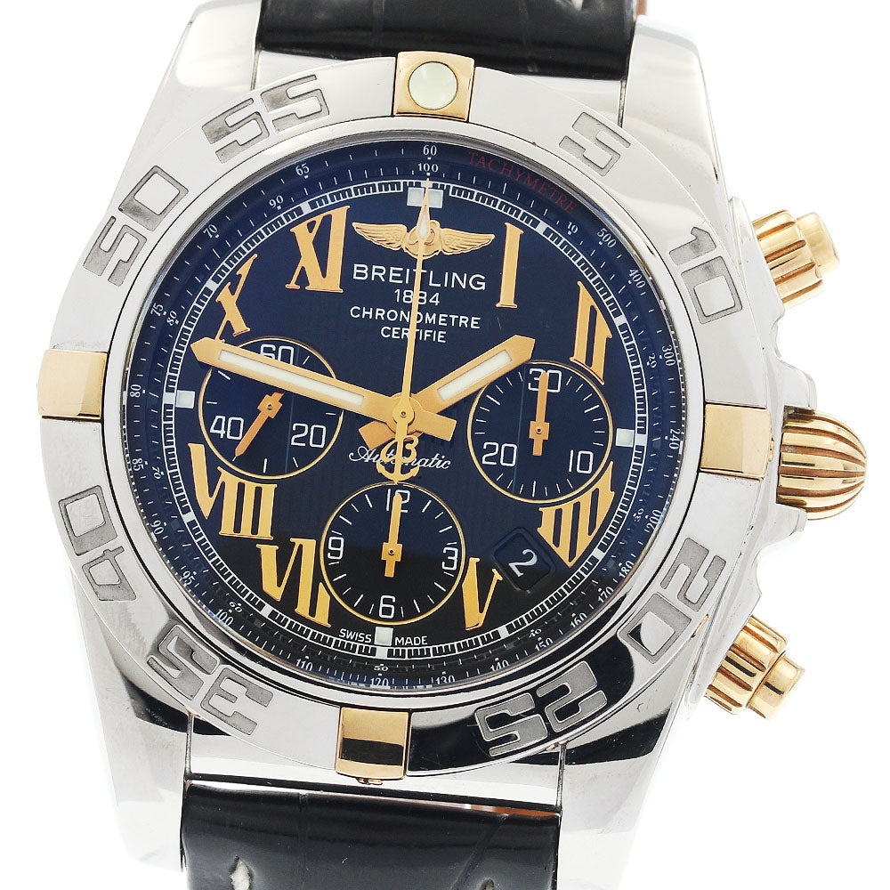 BREITLING Chronomat44 Bikoro IB0110 Chronograph black Dial Automatic Men's Watch_897192