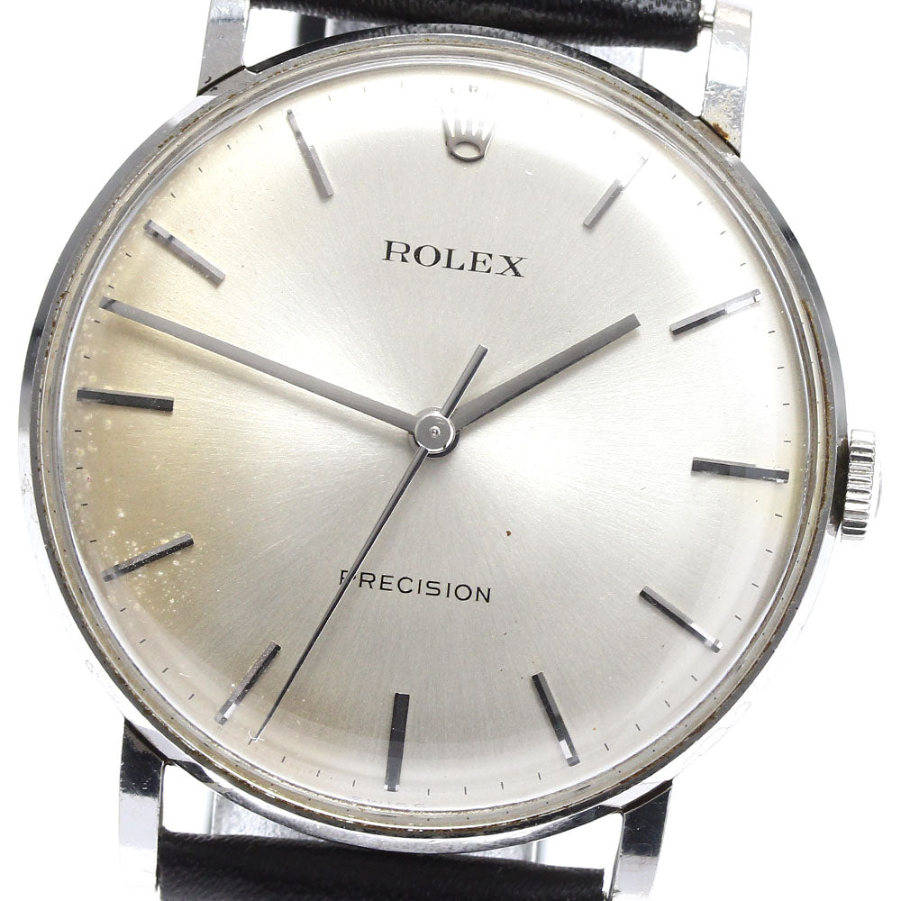 ROLEX Precision 3411 Cal.1225 Silver Dial Hand Winding Men's Watch_897195