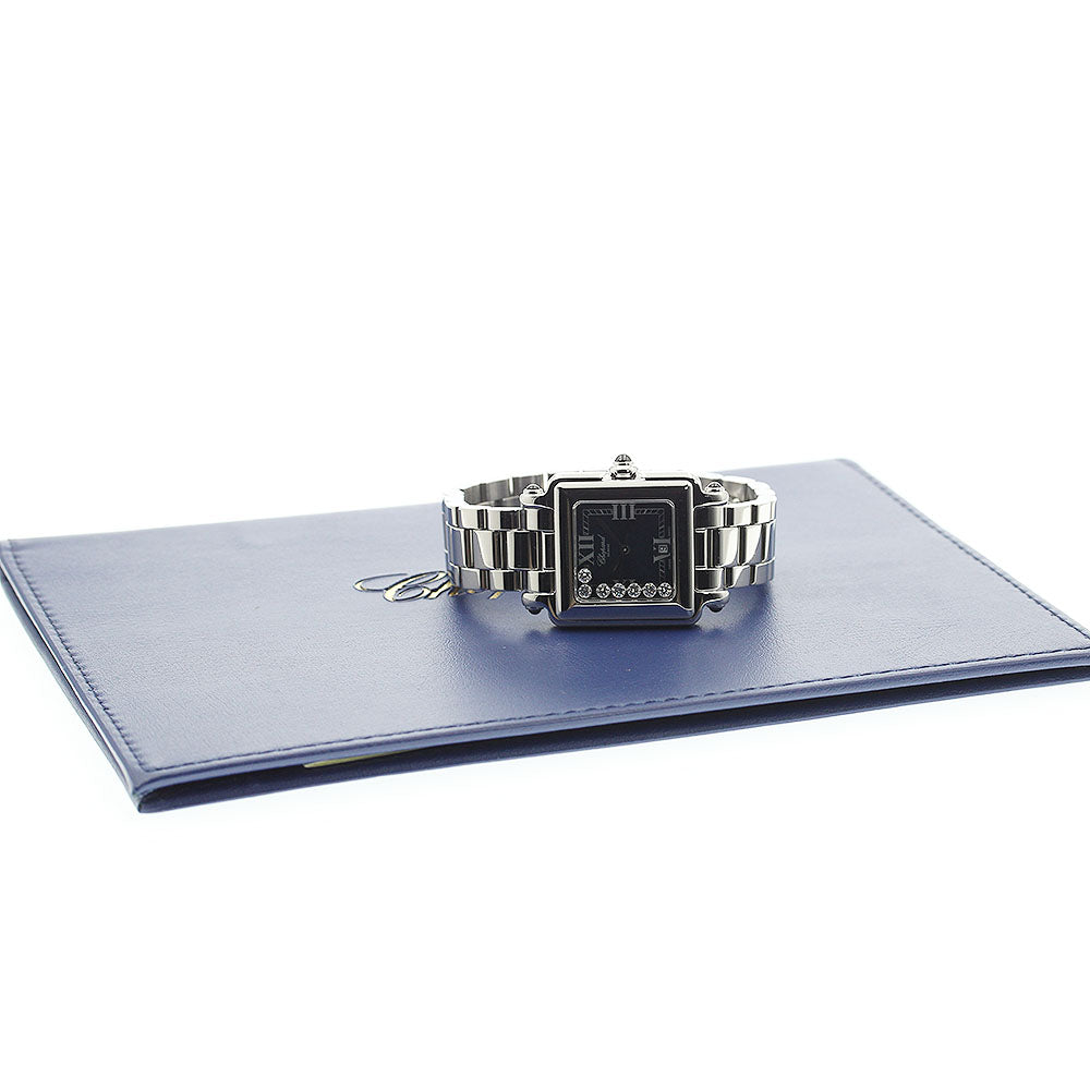 Chopard Happy sports 27/8349-23 7P diamond Navy Dial Quartz Ladies Watch_897216