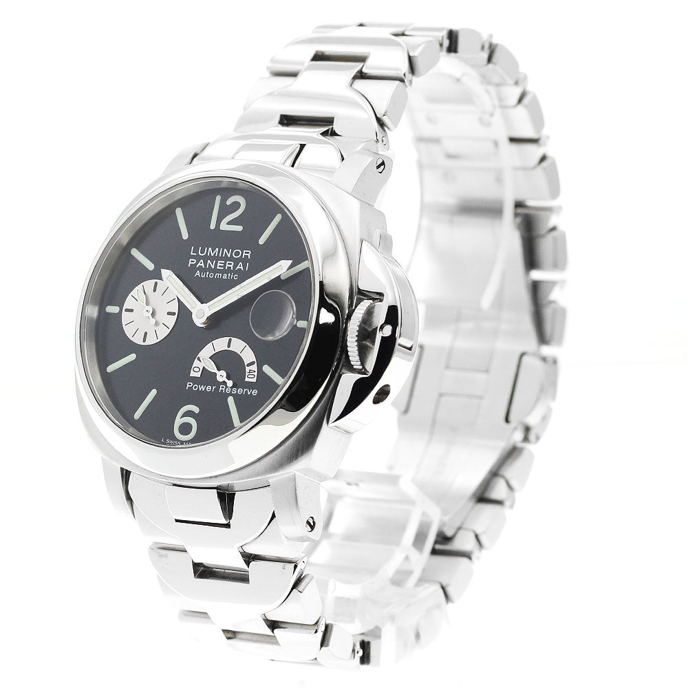 PANERAI Luminor PAM00126 Power reserve date black Dial Automatic Men's_897217