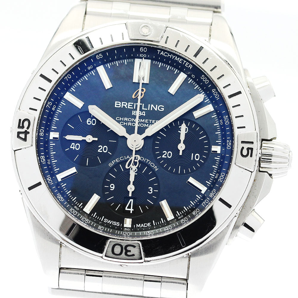 BREITLING Chronomat B01 42 Bentley AB0134 Date Chronograph Black shell Dial Automatic Men's Watch_897225