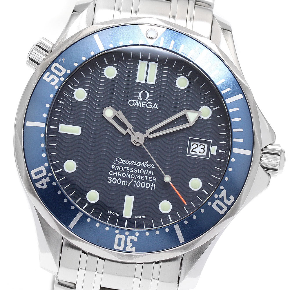 OMEGA Seamaster300 2531.80 Date Navy Dial Automatic Men's Watch_897232