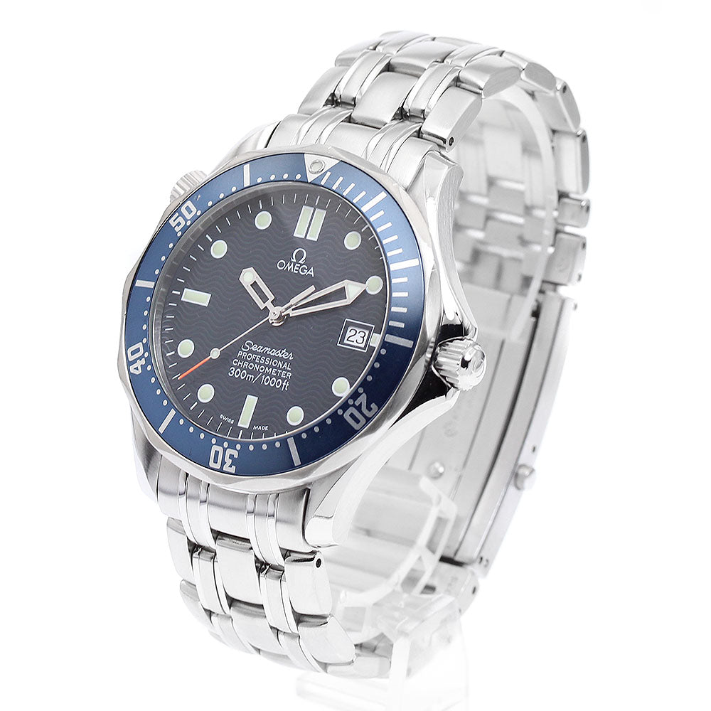 OMEGA Seamaster300 2531.80 Date Navy Dial Automatic Men's Watch_897232