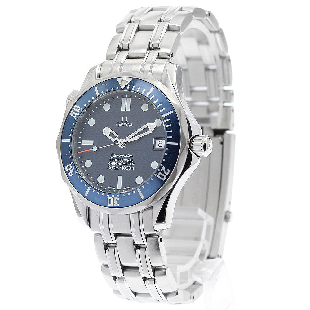 OMEGA Seamaster300 2551.80 Date Navy Dial Automatic Boy's Watch_897235