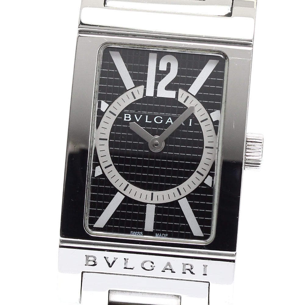 BVLGARI Rettangolo RT39S black Dial Quartz Ladies Watch_897236