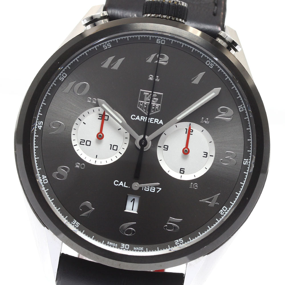 TAG HEUER Carrera CAR2C14.FC6327 Caliber 1887 Japan only Gray / Silver Dial Automatic Men's Watch_897242