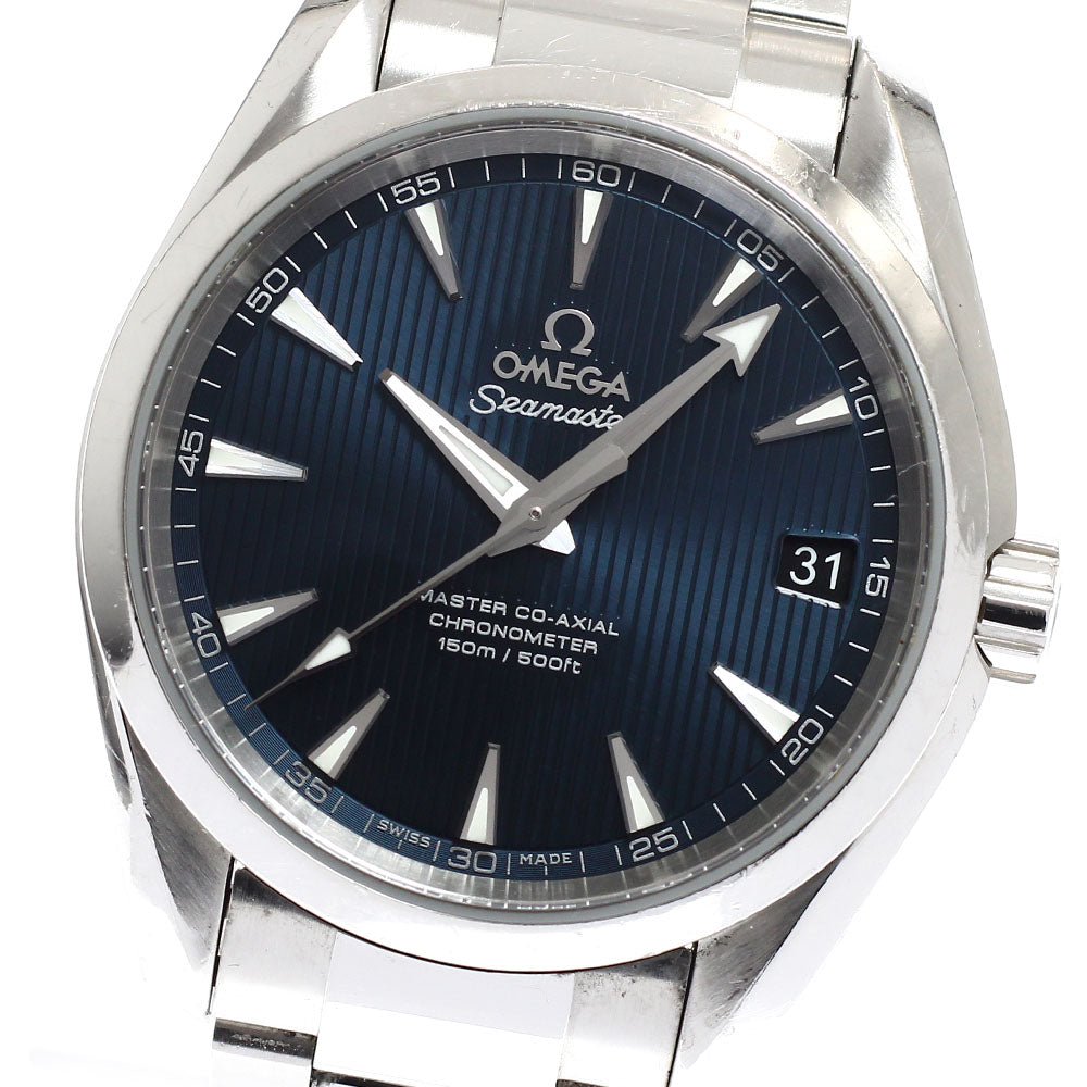 OMEGA Seamaster Aqua Terra 231.10.42.21.03.003 Master Co-Axial Date Navy Dial Automatic Men's Watch_897244