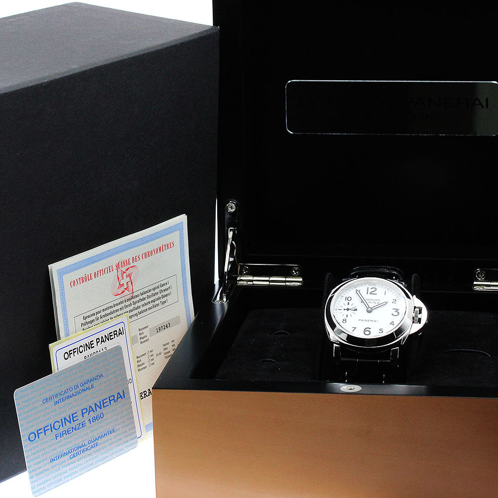 PANERAI Luminor Marina PAM00113 Small seconds Hand Winding Men's Watch_897246