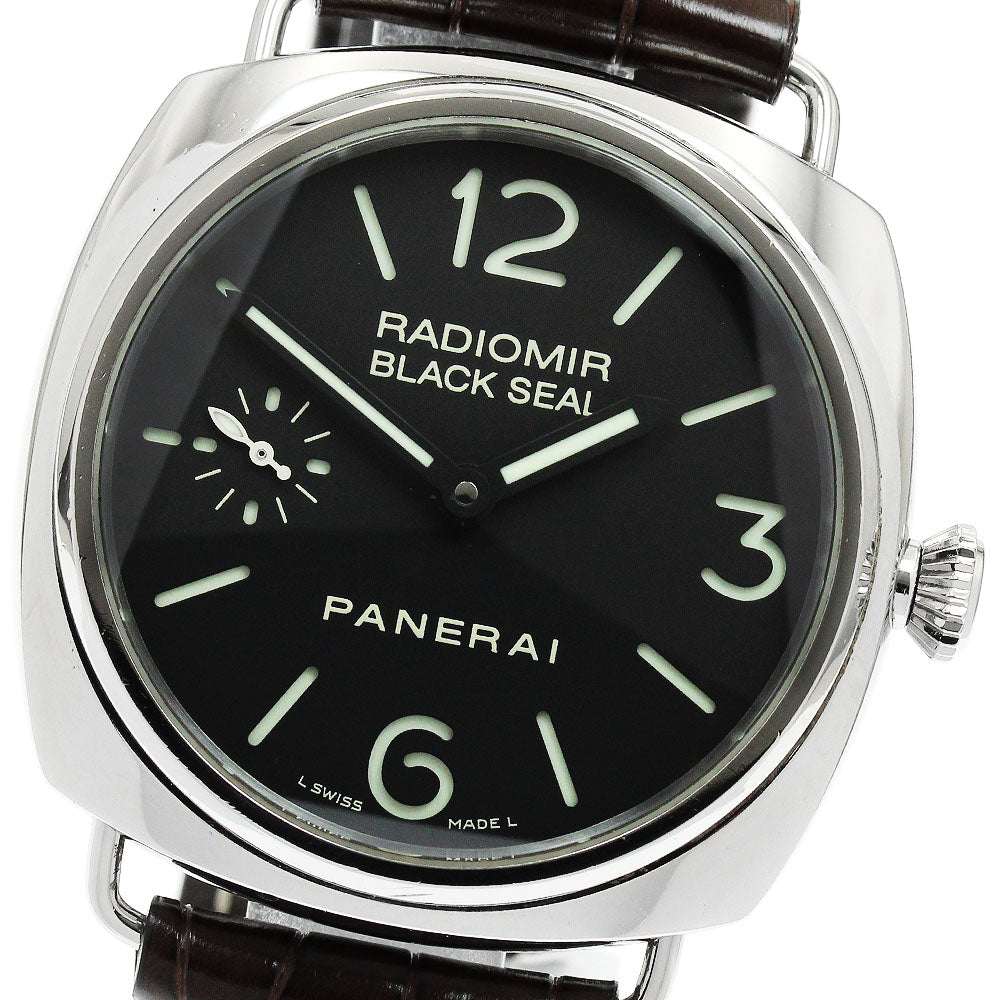 PANERAI Radiomir Black Seal PAM00183 Small seconds black Dial Hand Winding Men's Watch_897263