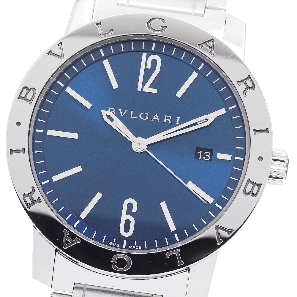 BVLGARI BVLGARIBVLGARI BB41S Date Blue Dial Automatic Men's Watch_897267