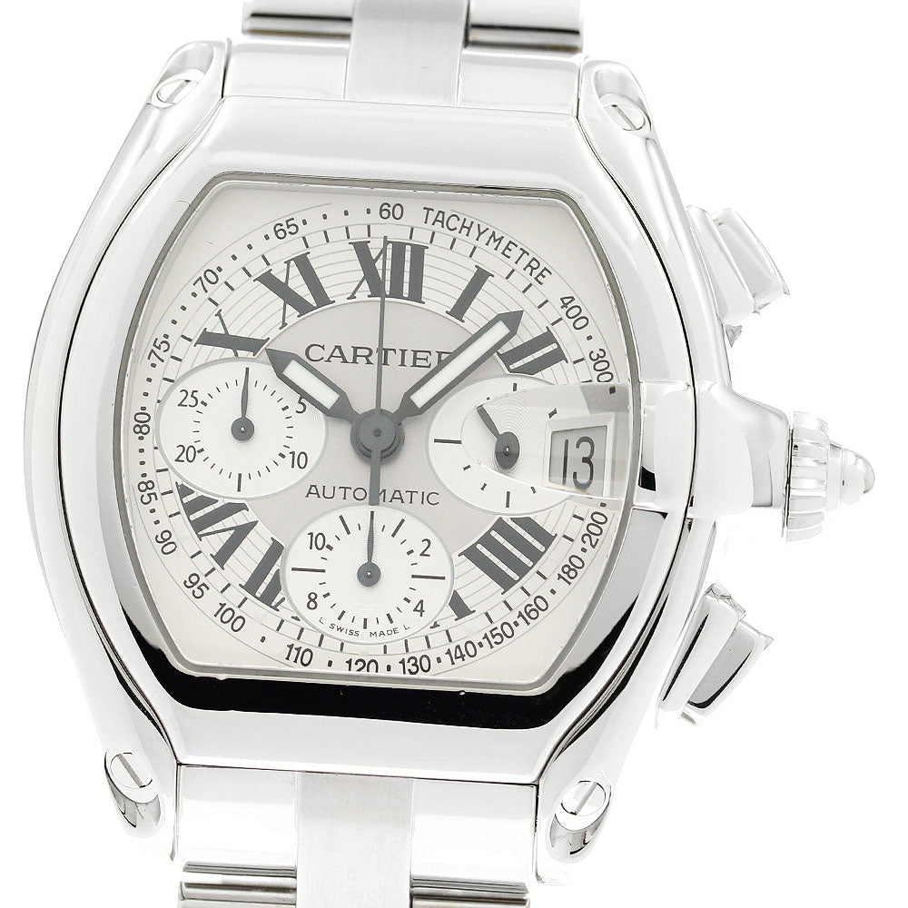 CARTIER Roadster XL W62006X6 Date Chronograph Automatic Men's Watch_897280