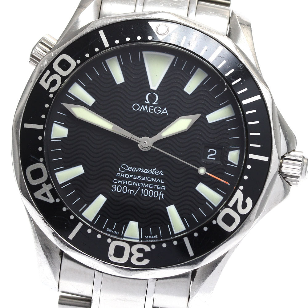 OMEGA Seamaster300 2254.50 Date black Dial Automatic Men's Watch_897281
