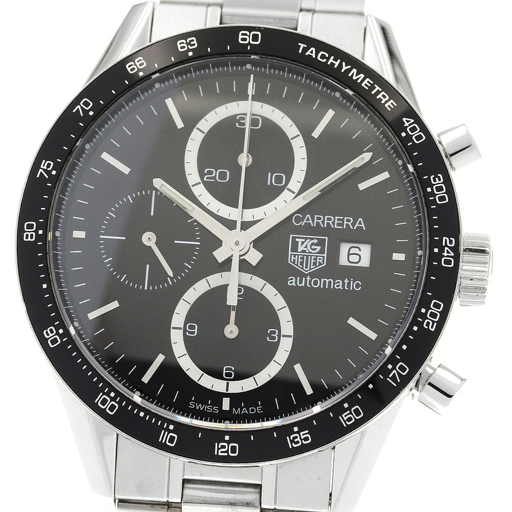 TAG HEUER Carrera CV2010-4 Chronograph black Dial Automatic Men's Watch_897283