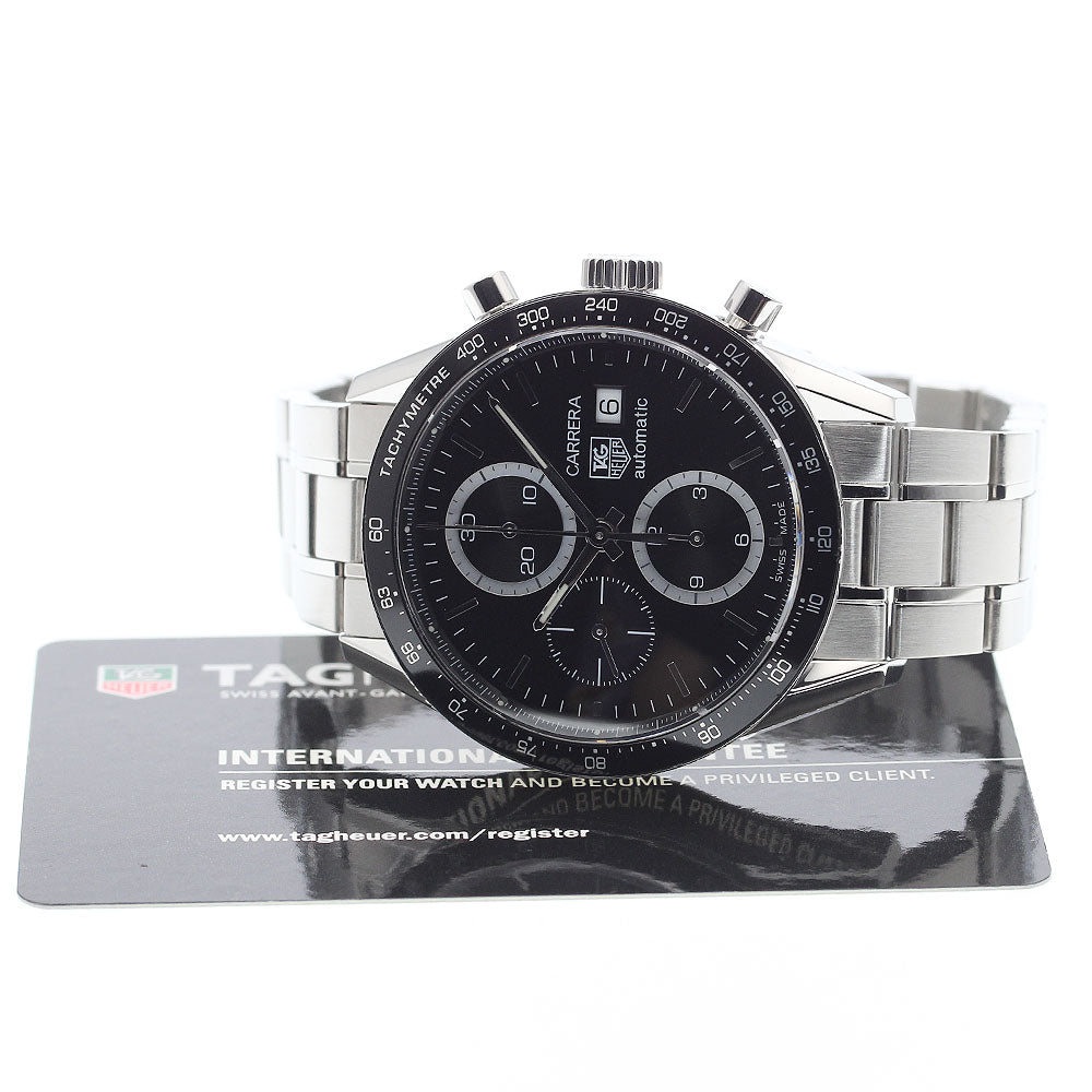 TAG HEUER Carrera CV2010-4 Chronograph black Dial Automatic Men's Watch_897283