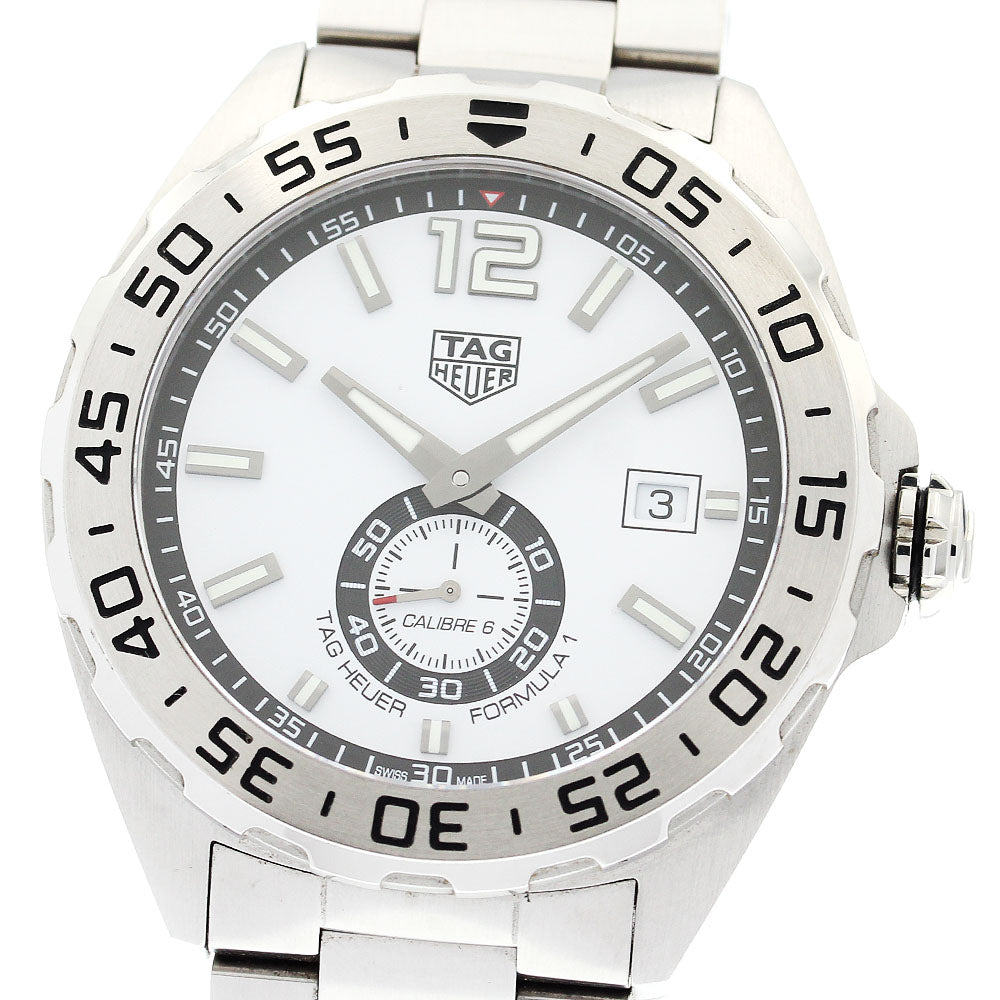 TAG HEUER Formula 1 WAZ2013 Calibre 6 white Dial Automatic Men's Watch_897284