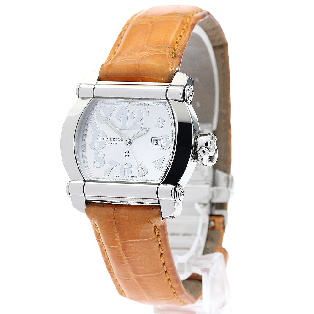 PHILIPPE CHARRIOL actor CCHTL Date Silver Dial Quartz Ladies Watch_897286