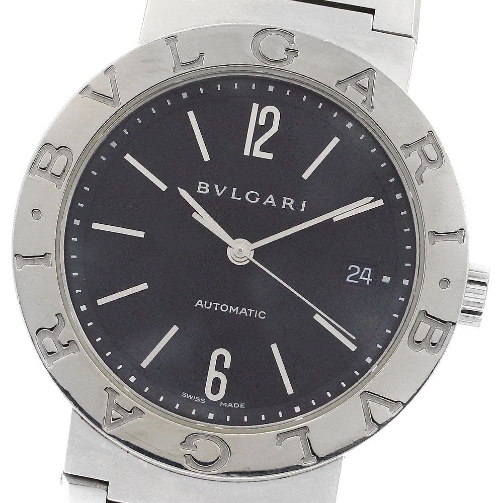 BVLGARI BVLGARIBVLGARI BB38SSAUTO Date black Dial Automatic Men's Watch_897295