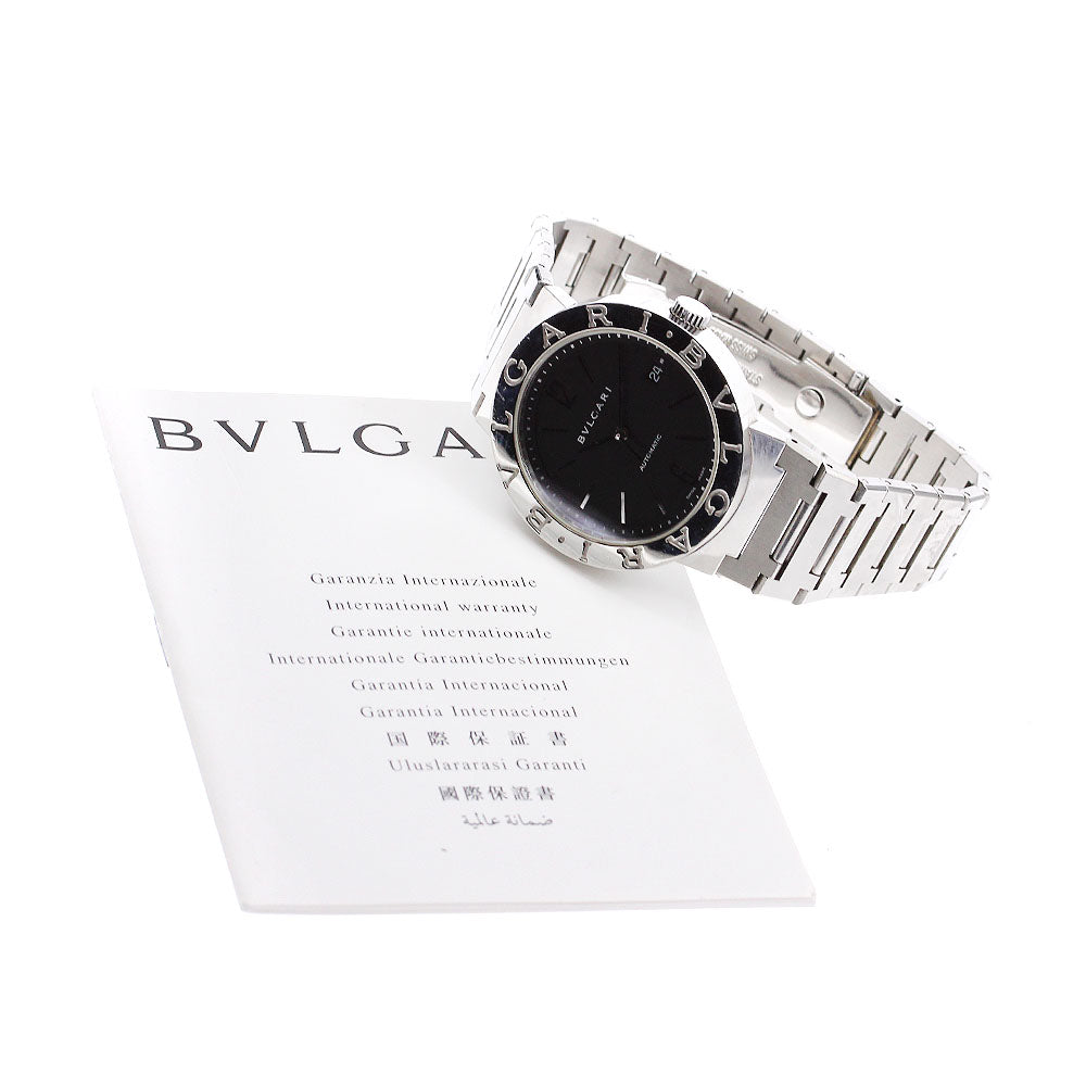 BVLGARI BVLGARIBVLGARI BB38SSAUTO Date black Dial Automatic Men's Watch_897295