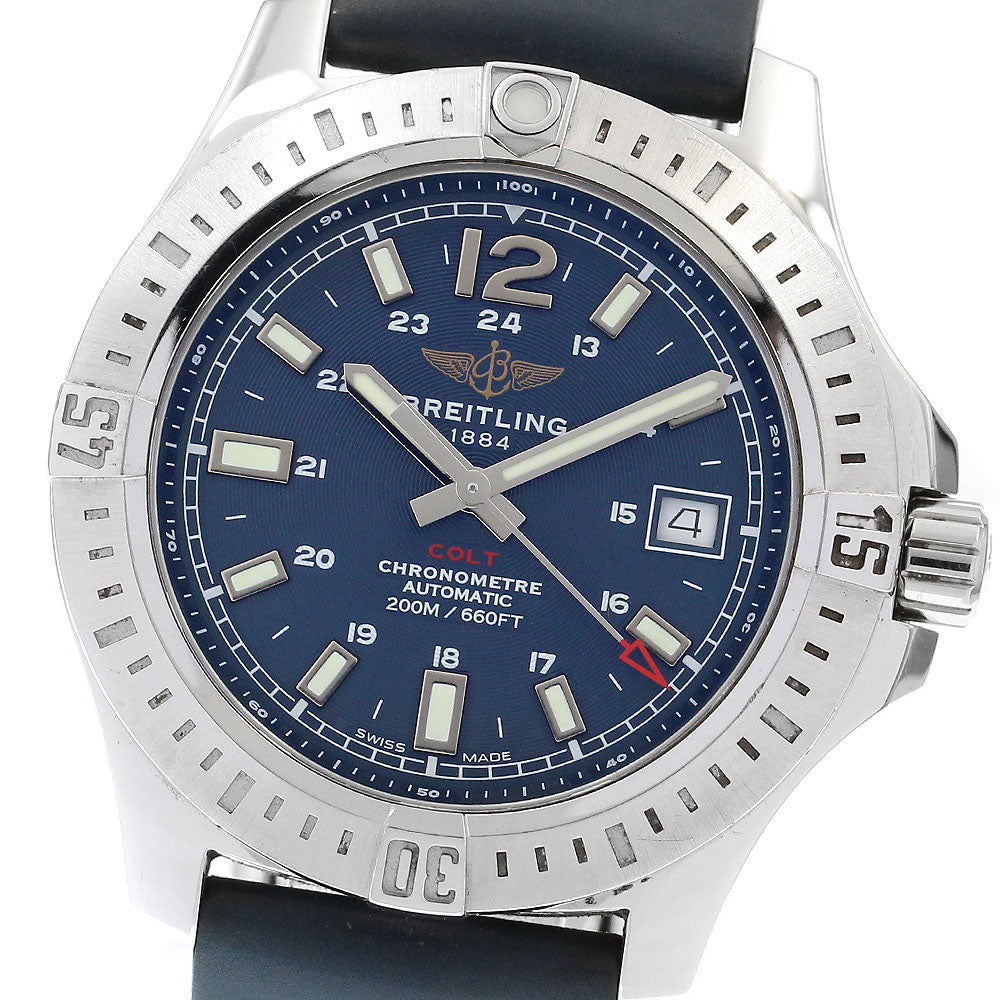 BREITLING colt 41 automatic A17313 Date Navy Dial Automatic Men's Watch_897300