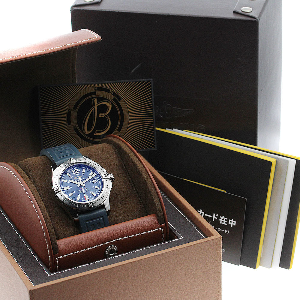 BREITLING colt 41 automatic A17313 Date Navy Dial Automatic Men's Watch_897300