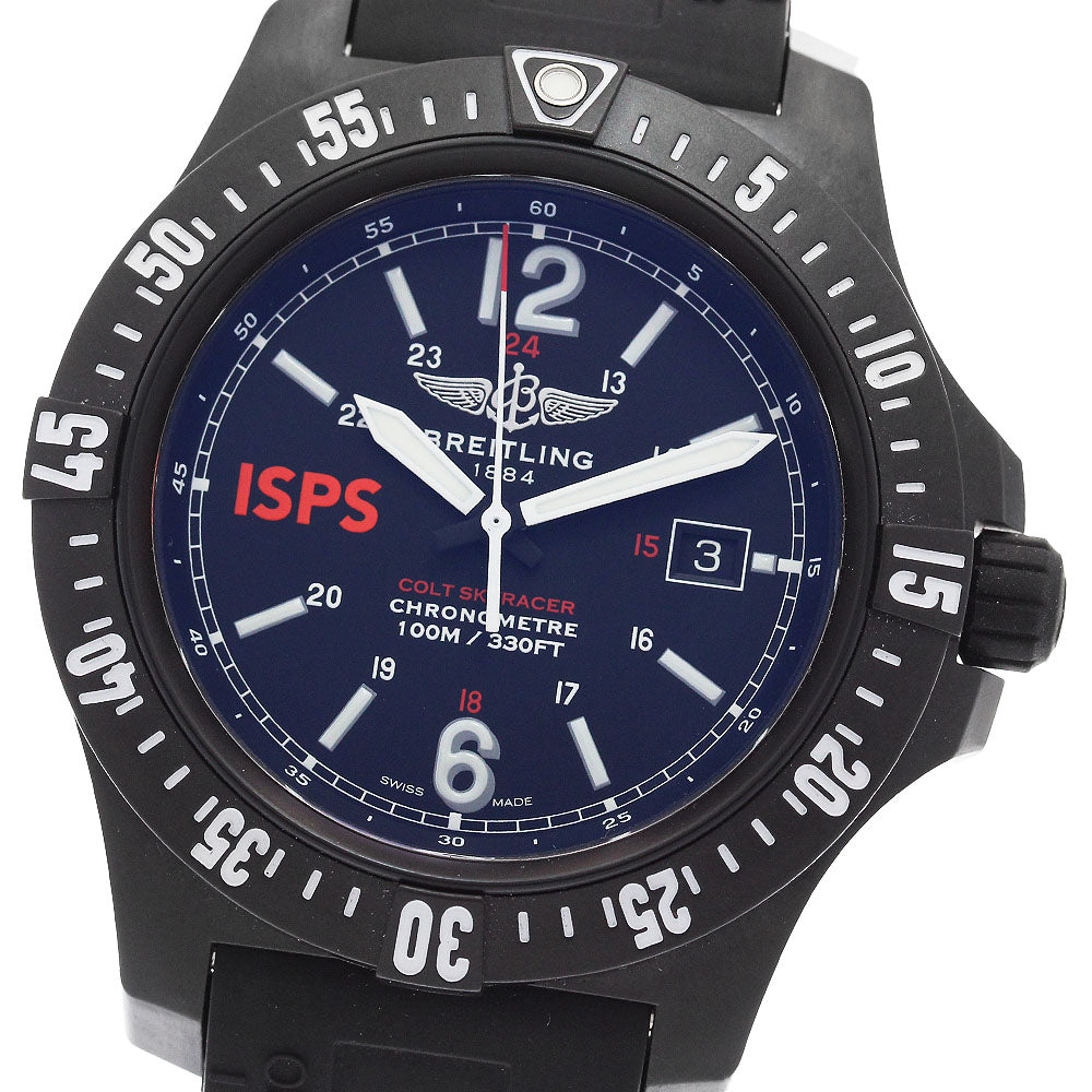 BREITLING Colt Sky Racer X74320 Date black Dial Quartz Men's Watch_897301