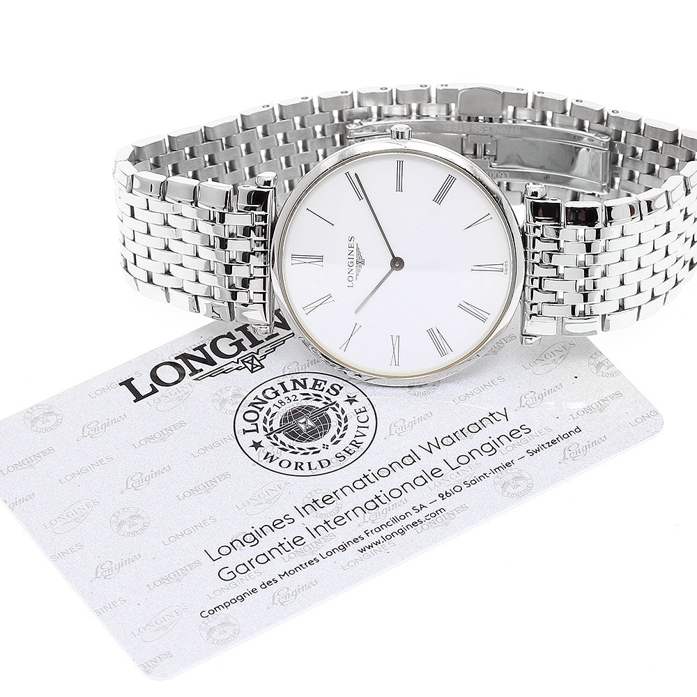 LONGINES Grand classic L4.755.4 white Dial Quartz Men's Watch_897304