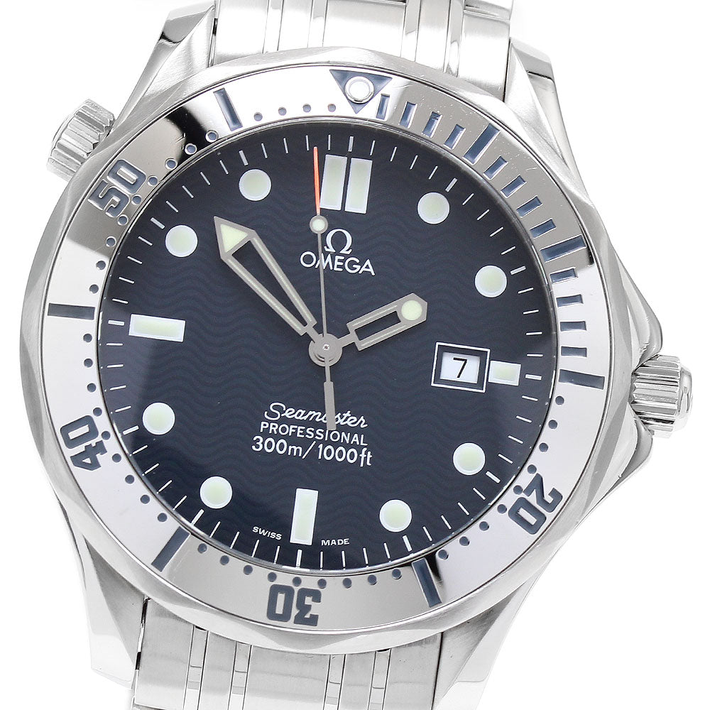 OMEGA Seamaster300 Professional 2542.80 Date Navy Dial Quartz Men's Watch_897311