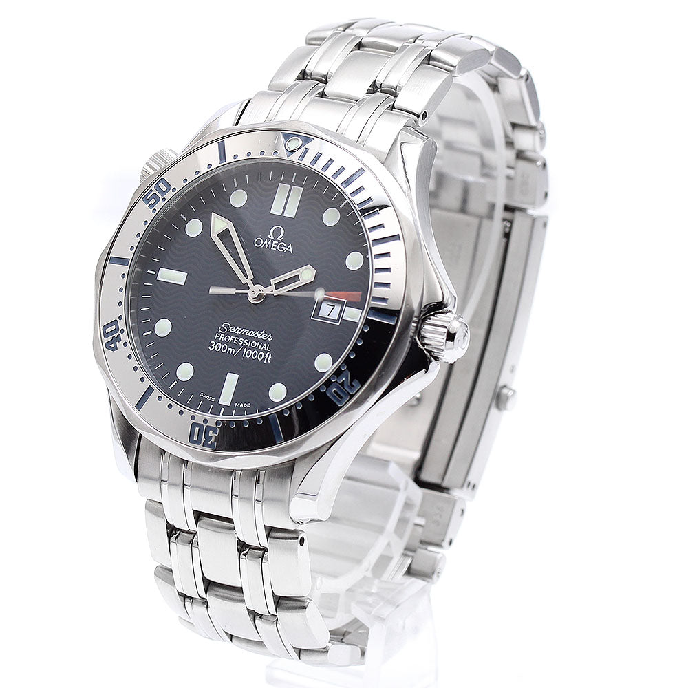 OMEGA Seamaster300 Professional 2542.80 Date Navy Dial Quartz Men's Watch_897311