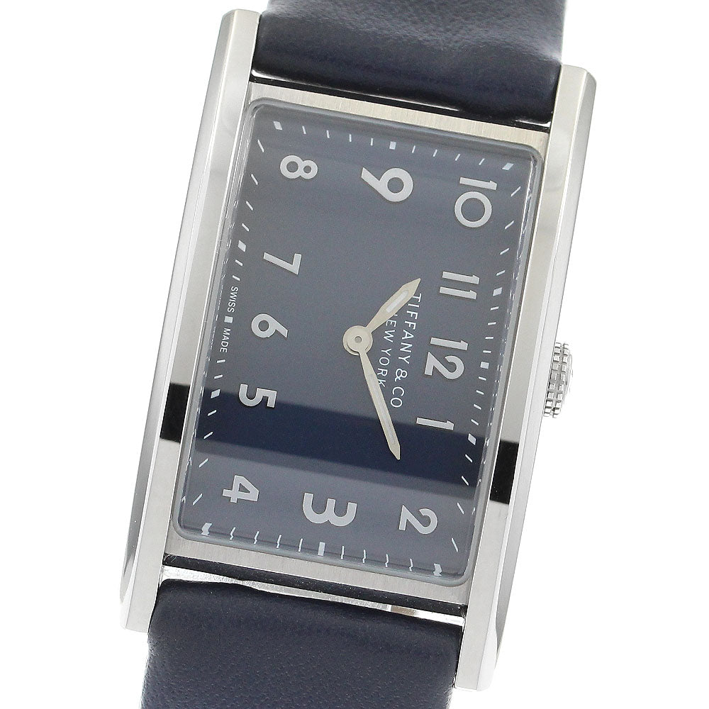 TIFFANY&Co. East West Mini 34677344 Navy Dial Quartz Ladies Watch_897326