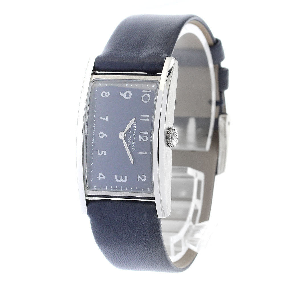 TIFFANY&Co. East West Mini 34677344 Navy Dial Quartz Ladies Watch_897326