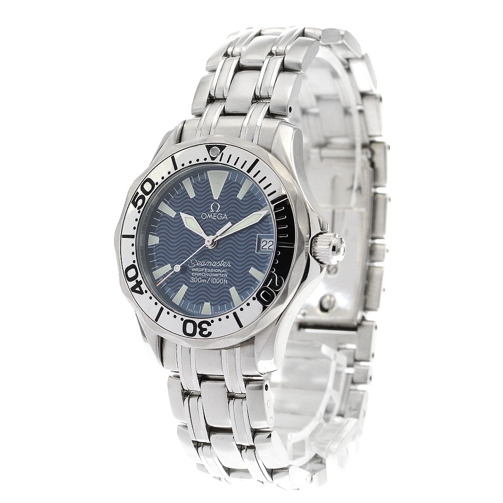 OMEGA Seamaster300 Jack Mayol 2554.80 Date blue Dial Automatic Boy's_897328