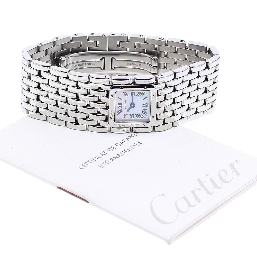 CARTIER Ruban LM W61001T9 White shell dial White shell Dial Quartz Ladies Watch_897331